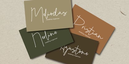 Minebos Signature Font Poster 3