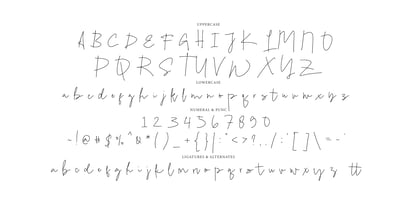 Minebos Signature Font Poster 7