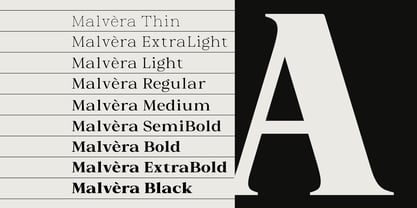 Malvera Font Poster 2