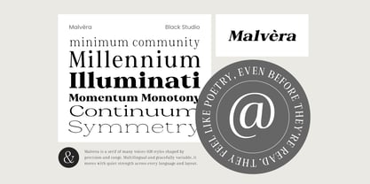 Malvera Font Poster 10