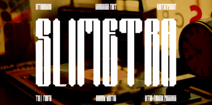 Slimetra Font Poster 1