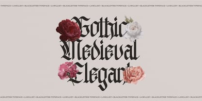 Lawlliet Font Poster 2