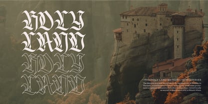 Lawlliet Font Poster 3