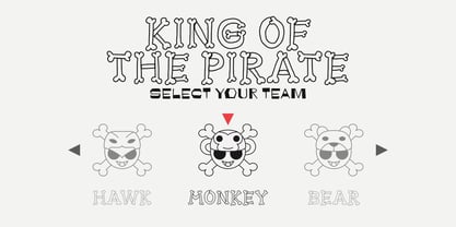 MGF Skul x lines Font Poster 4