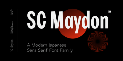 SC Maydon Font Poster 1