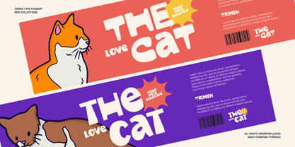 Trimen Drawing Font Poster 14