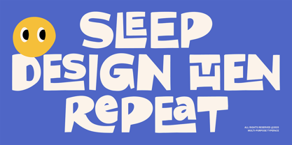 Trimen Drawing Font Poster 2