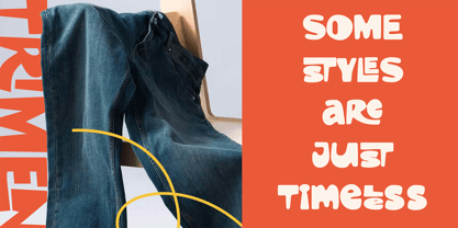 Trimen Drawing Font Poster 3