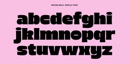 Wister Font Poster 8