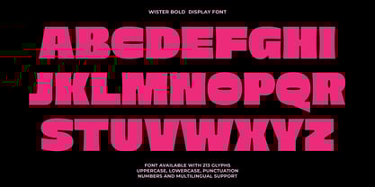 Wister Font Poster 7