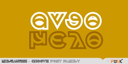 Milwaukee Groove Font Poster 7