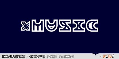 Milwaukee Groove Font Poster 9