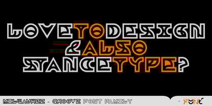 Milwaukee Groove Font Poster 12