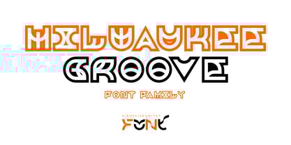 Milwaukee Groove Font Poster 1