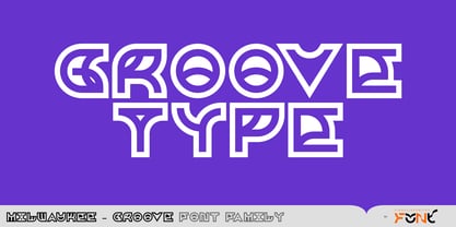 Milwaukee Groove Font Poster 4