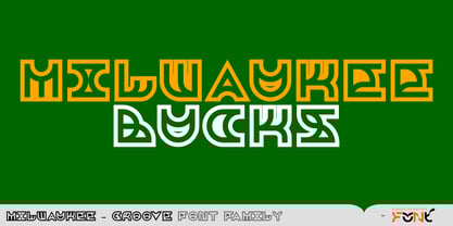 Milwaukee Groove Font Poster 13