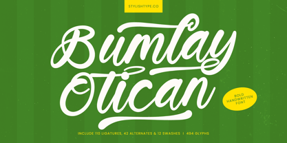 Bumlay Otican Font Poster 1
