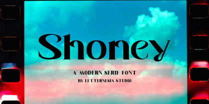 Shoney Font Poster 1