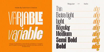 Sc Verigo variable Font Poster 2