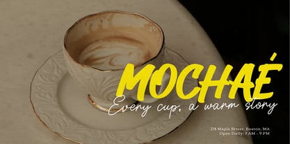 Memori Senja Script Font Poster 3