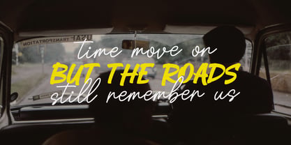 Memori Senja Script Font Poster 2