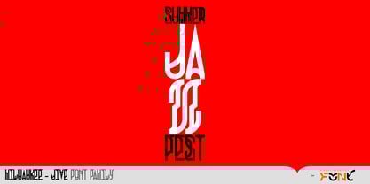 Milwaukee Jive Font Poster 11