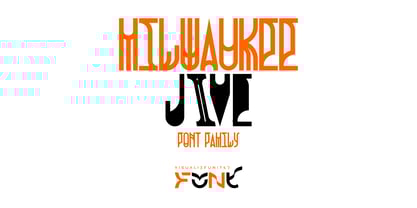 Milwaukee Jive Font Poster 1