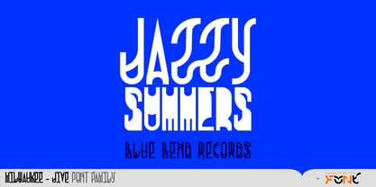 Milwaukee Jive Font Poster 2