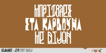 Milwaukee Jive Font Poster 8