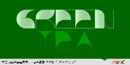 Milwaukee Jazz Font Poster 5