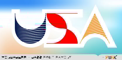 Milwaukee Jazz Font Poster 3