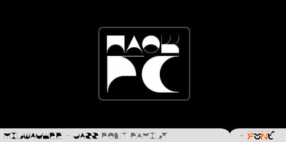 Milwaukee Jazz Font Poster 9