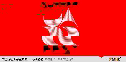 Milwaukee Jazz Font Poster 11