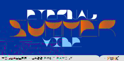 Milwaukee Jazz Font Poster 6