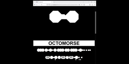 Octomorse Basic22 R1 Font Poster 12