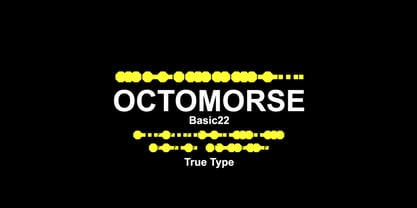 Octomorse Basic22 R1 Font Poster 1