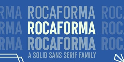 Rocaforma Font Poster 1