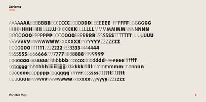 Zariantz Book Font Poster 6