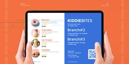 Etenira Font Poster 9