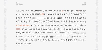 Etenira Font Poster 5