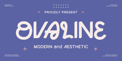 Ovaline Font Poster 1