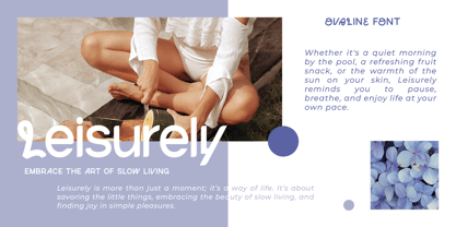 Ovaline Font Poster 2