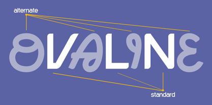 Ovaline Font Poster 5