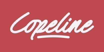 Copeline Font Poster 1
