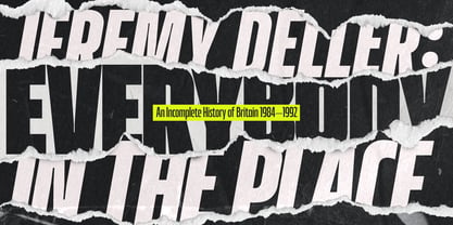 DT Synthaxel Sans Font Poster 5