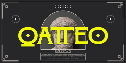 Qatteo Font Poster 1