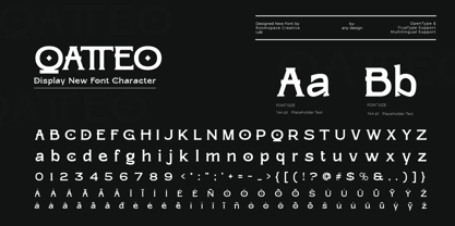 Qatteo Font Poster 11