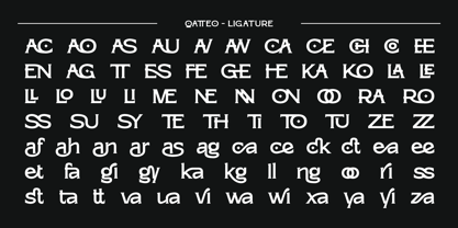 Qatteo Font Poster 12