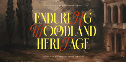 Natives Honor Font Poster 10