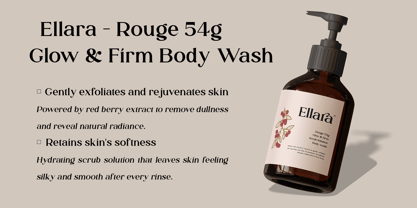 Raffin Font Poster 5